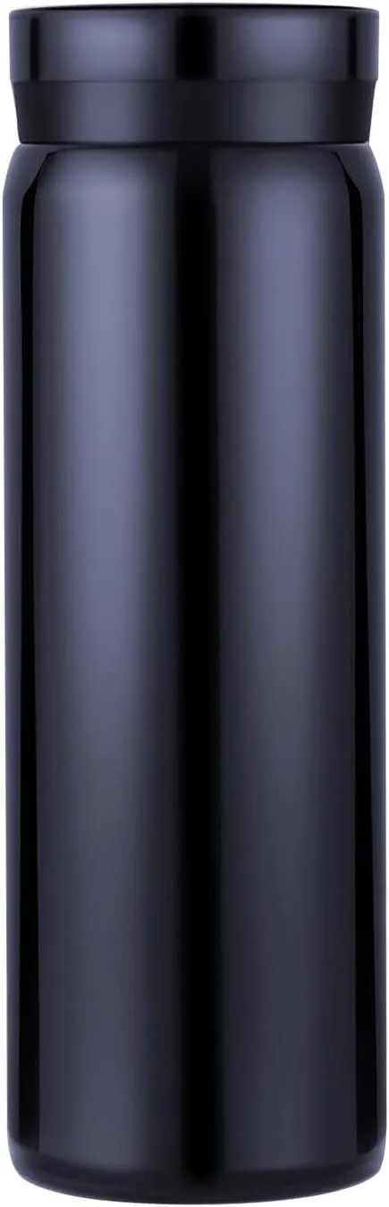 10oz Mini Water Bottle Stainless Steel Thermos Small Flask - Insulated Vacuum, Leak Proof, Keeps Drinks Hot/Cold - Ideal for Coffee, Tea, Water - Blue