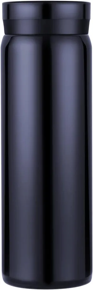10oz Mini Water Bottle Stainless Steel Thermos Small Flask - Insulated Vacuum, Leak Proof, Keeps Drinks Hot/Cold - Ideal for Coffee, Tea, Water - Blue
