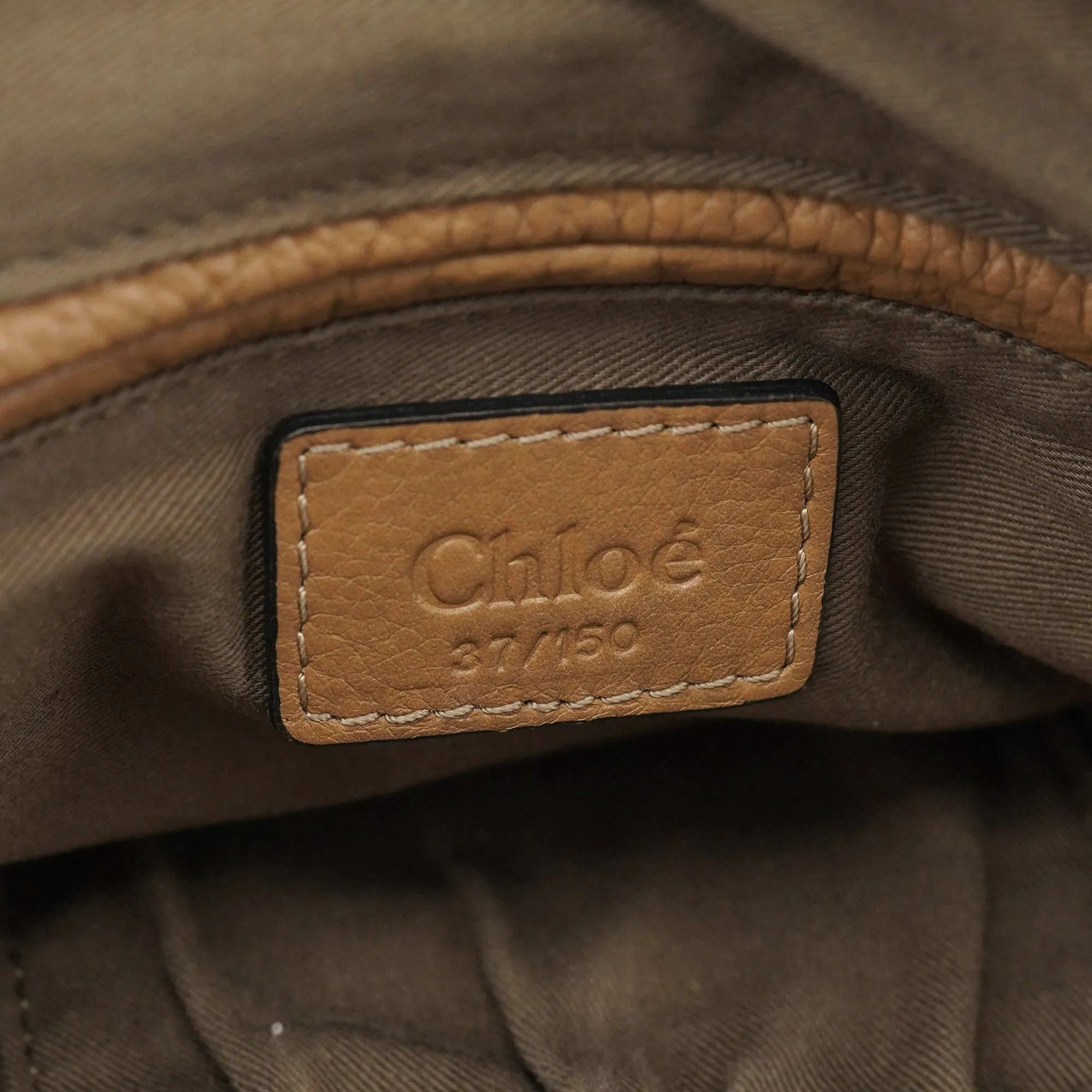 1/150 Brown Leather Cheetah Marcie Bag