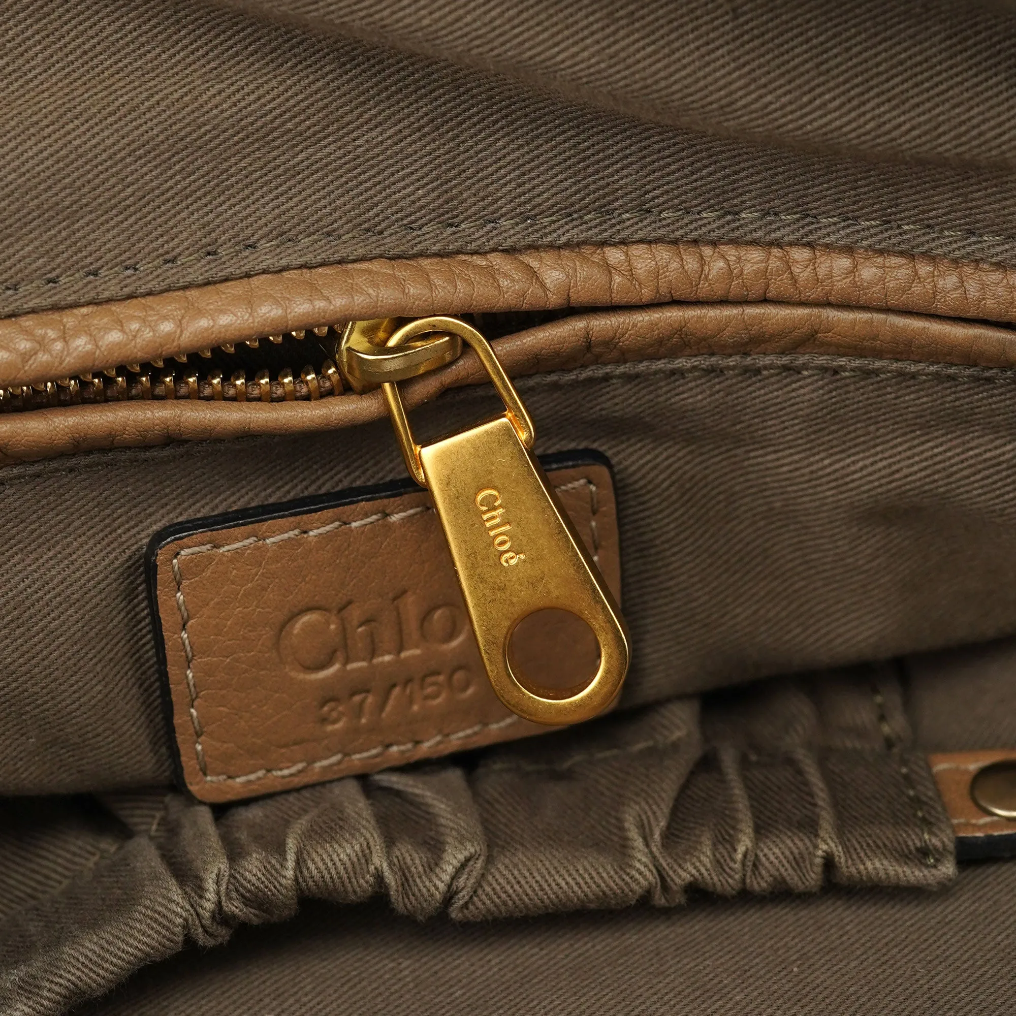 1/150 Brown Leather Cheetah Marcie Bag