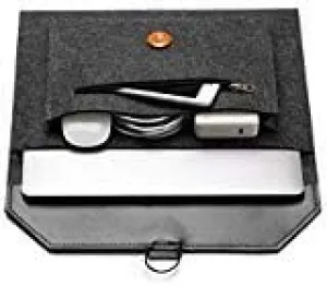 11.6-12 inch Felt Laptop Sleeve Case Bag for Samsung Chromebook 4 3 2 / DELL Latitude 3189/ HP Pavilion X360/ Stream 11/ Acer Chromebook R 11/ Spin 311/ ASUS L210/ Chromebook C223/ C202 (Black)