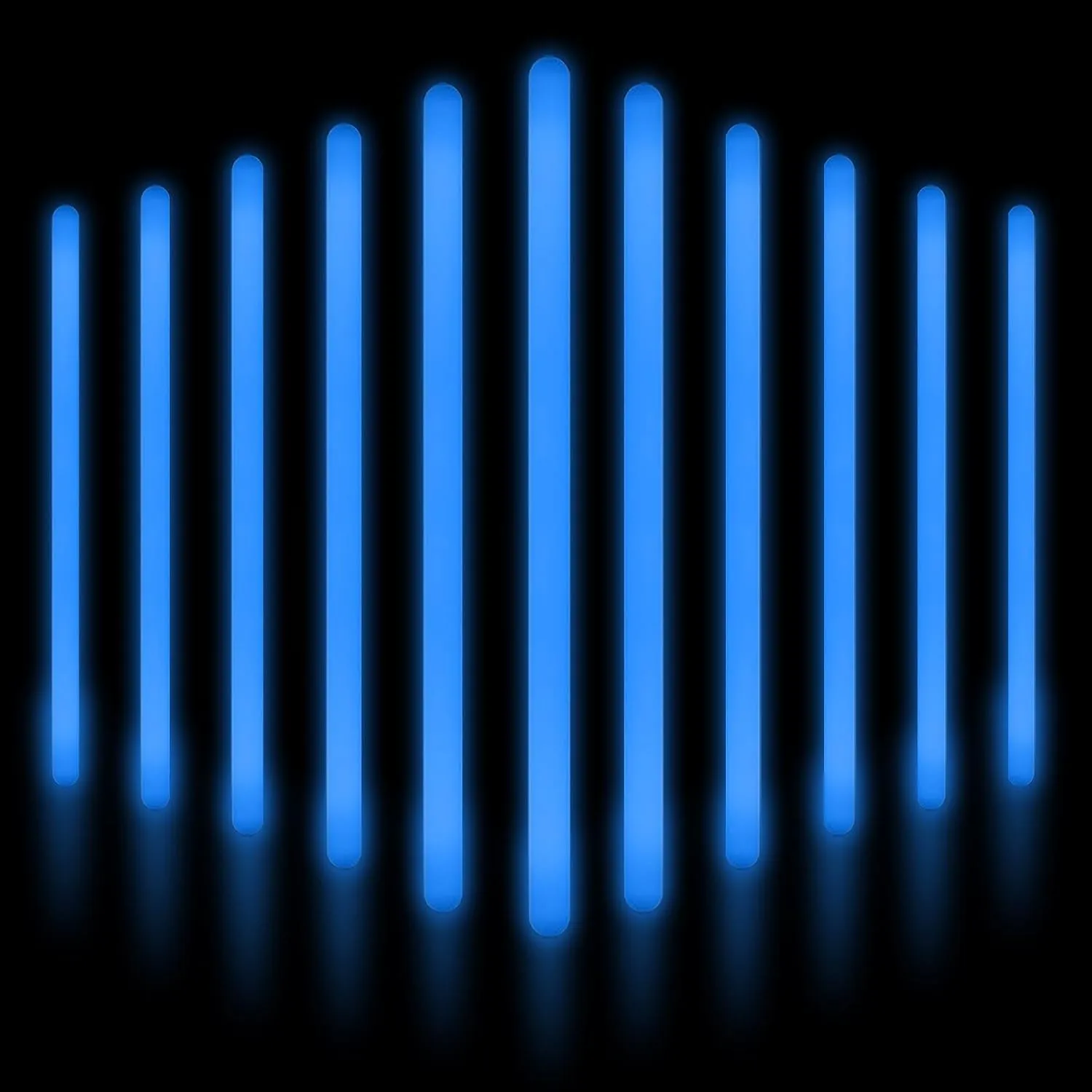 12 Inch Blue Glow Stick Bulk 24 PCS Jumbo Glow Sticks Glow in the Dark Party Supplies Light Up Sticks Party Favors Glow Toy for Halloween,Christmas,New Year,Valentine's Day,Wedding,Birthday