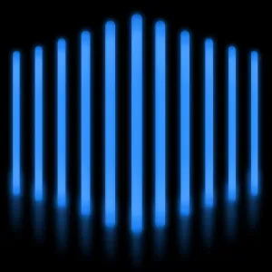 12 Inch Blue Glow Stick Bulk 24 PCS Jumbo Glow Sticks Glow in the Dark Party Supplies Light Up Sticks Party Favors Glow Toy for Halloween,Christmas,New Year,Valentine's Day,Wedding,Birthday