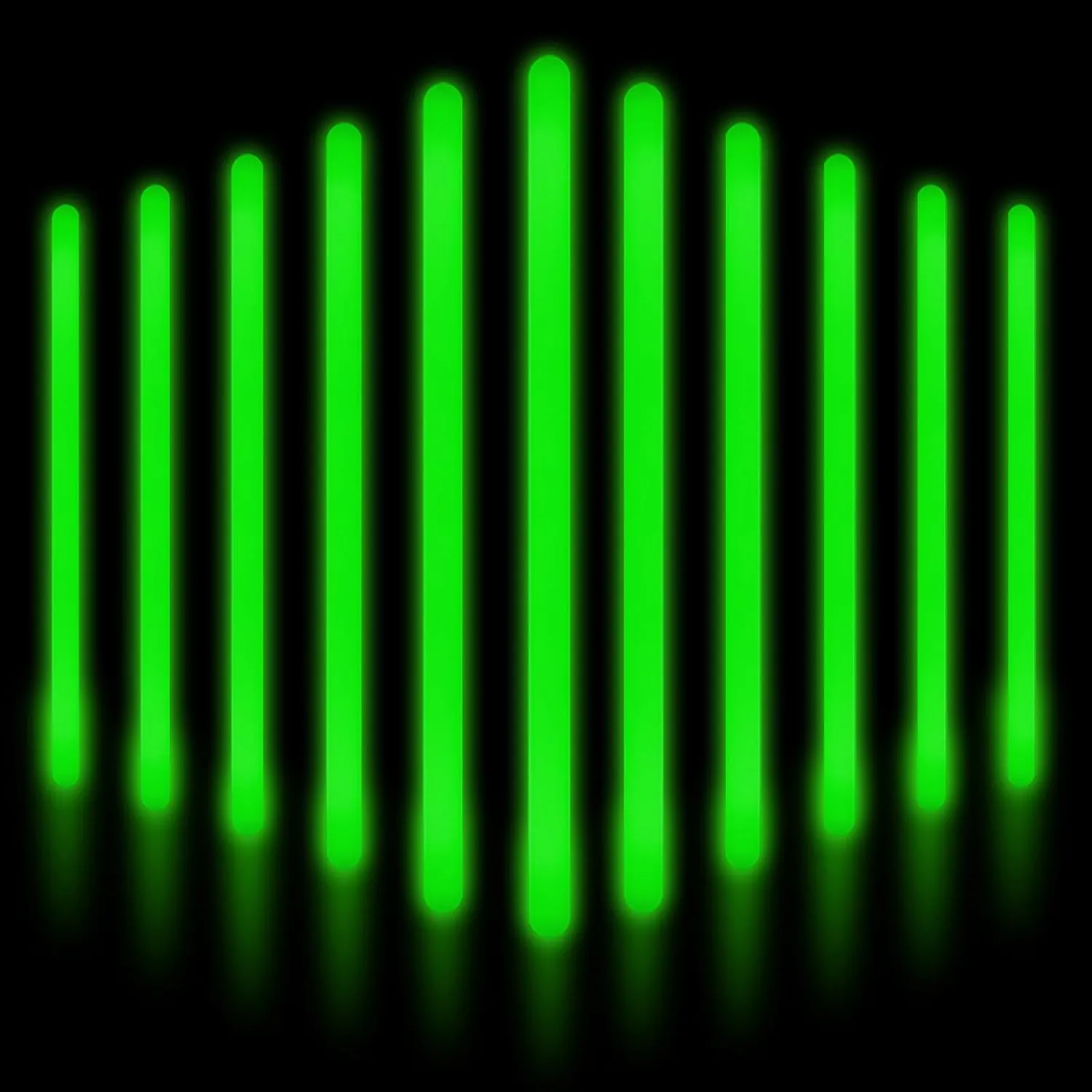 12 Inch Green Glow Stick Bulk 24 PCS Jumbo Glow Sticks Glow in the Dark Party Supplies Light Up Sticks Party Favors Glow Toy for Halloween,Christmas,Hawaii Carnival,Wedding,Birthday