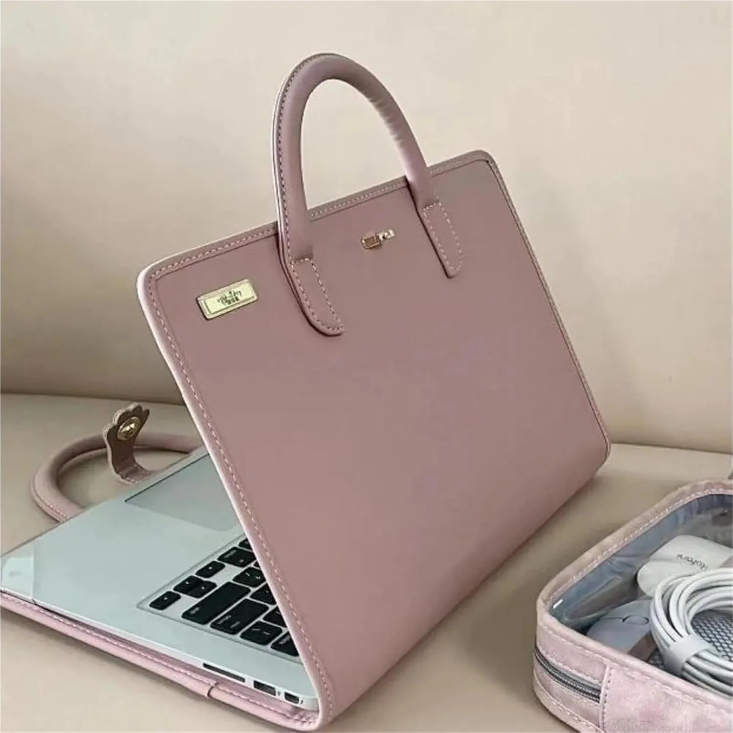 13 14 16 Inch Laptop Computer PC Shoulder Bag Carrying Case, Water-Repellent Briefcase Toploader