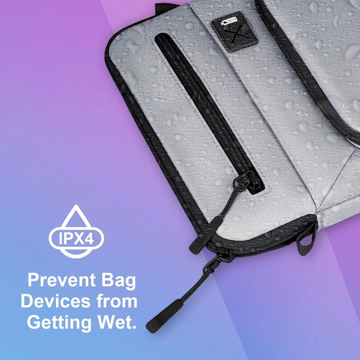 13-14 Inch Laptop Sleeve, Compatible with Apple MacBook Pro 14 (M1/M2), MacBook Air M2 13, Microsoft Surface Laptop, iPad Pro 12.9, & More – Waterproof Carrying Case with Handle for Durable Protection
