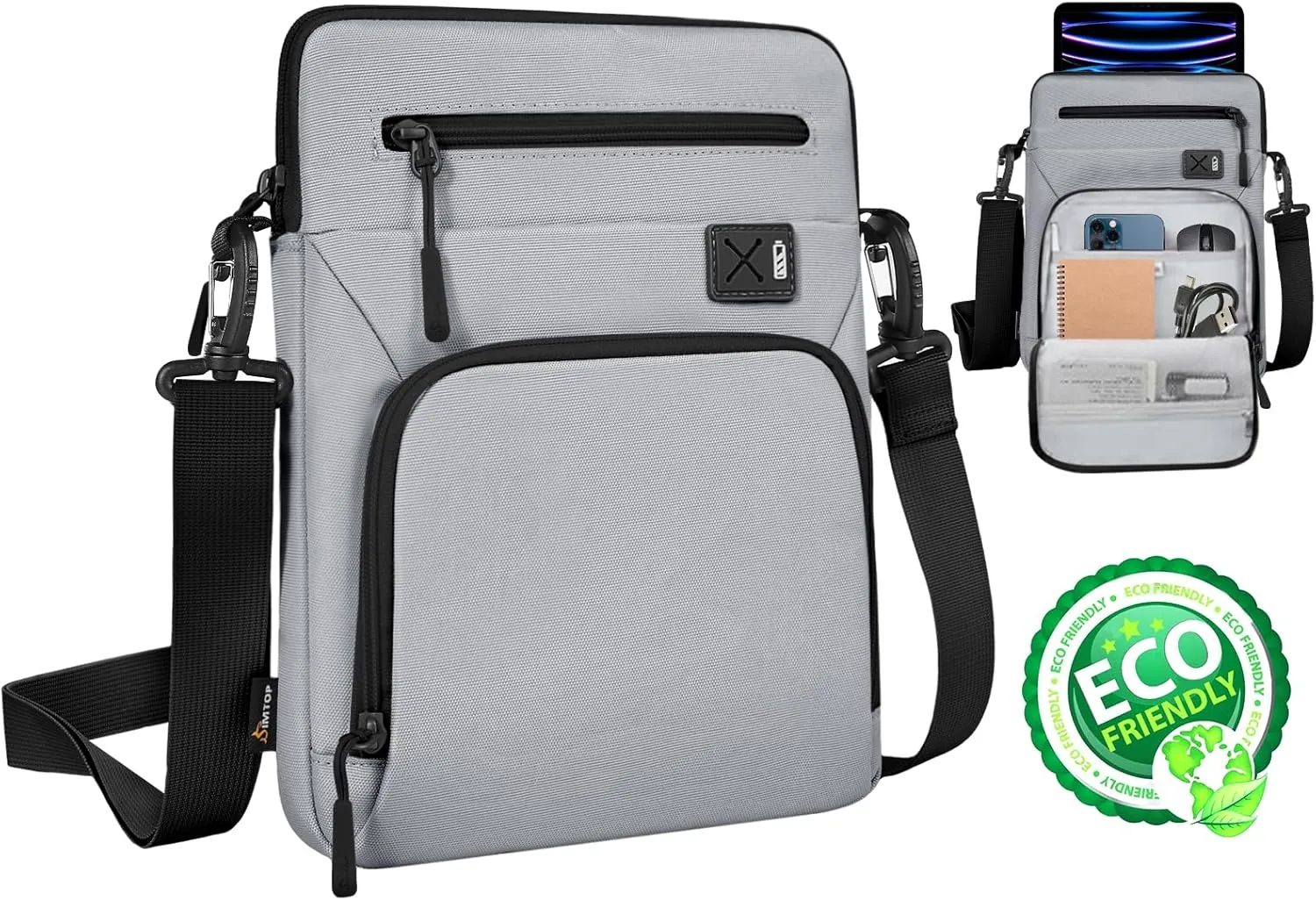 13-14 Inch Laptop Sleeve, Compatible with Apple MacBook Pro 14 (M1/M2), MacBook Air M2 13, Microsoft Surface Laptop, iPad Pro 12.9, & More – Waterproof Carrying Case with Handle for Durable Protection