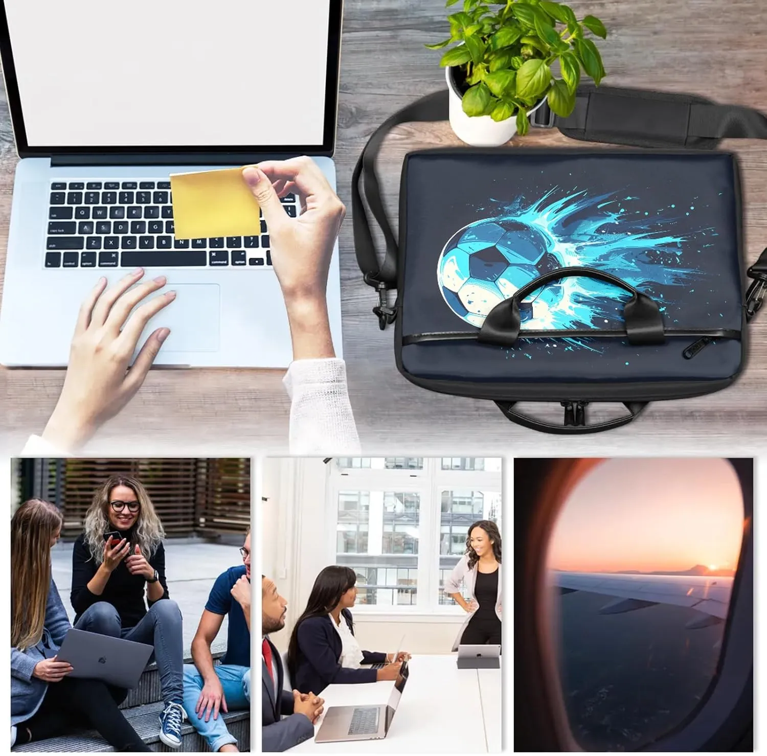 13-15 Inch Basketball Handy Laptop Bag Basketball kids Shoulder Laptop Bag For Work, School, Travel And More