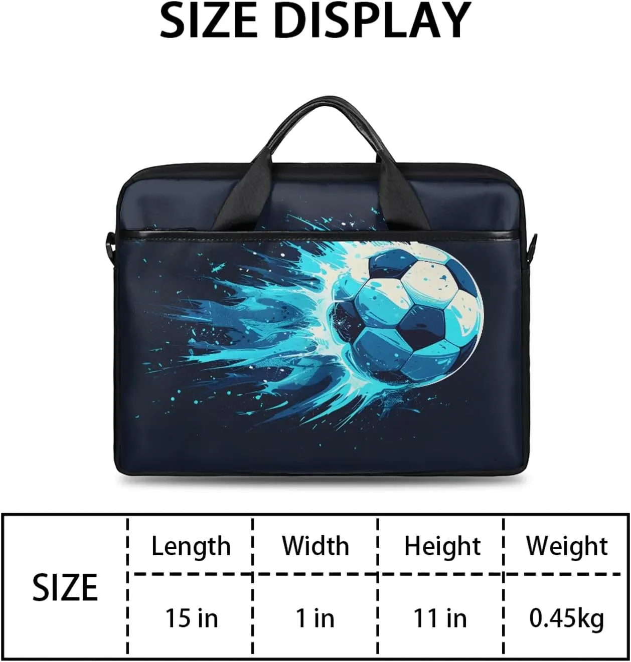 13-15 Inch Basketball Handy Laptop Bag Basketball kids Shoulder Laptop Bag For Work, School, Travel And More