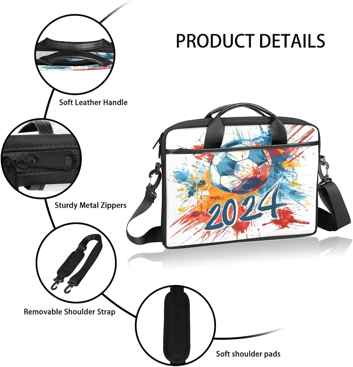 13-15 Inch Basketball Handy Laptop Bag Basketball kids Shoulder Laptop Bag For Work, School, Travel And More