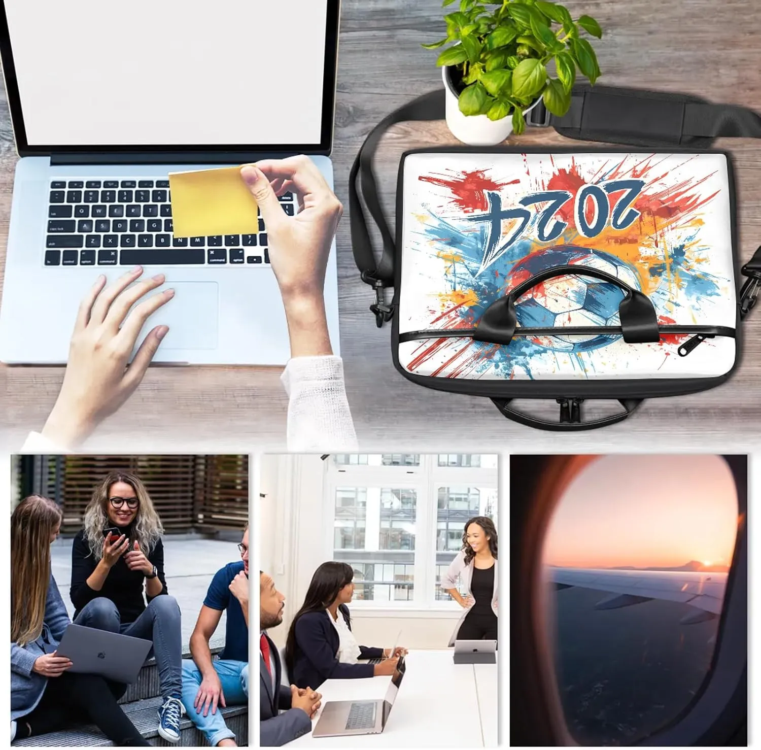13-15 Inch Basketball Handy Laptop Bag Basketball kids Shoulder Laptop Bag For Work, School, Travel And More