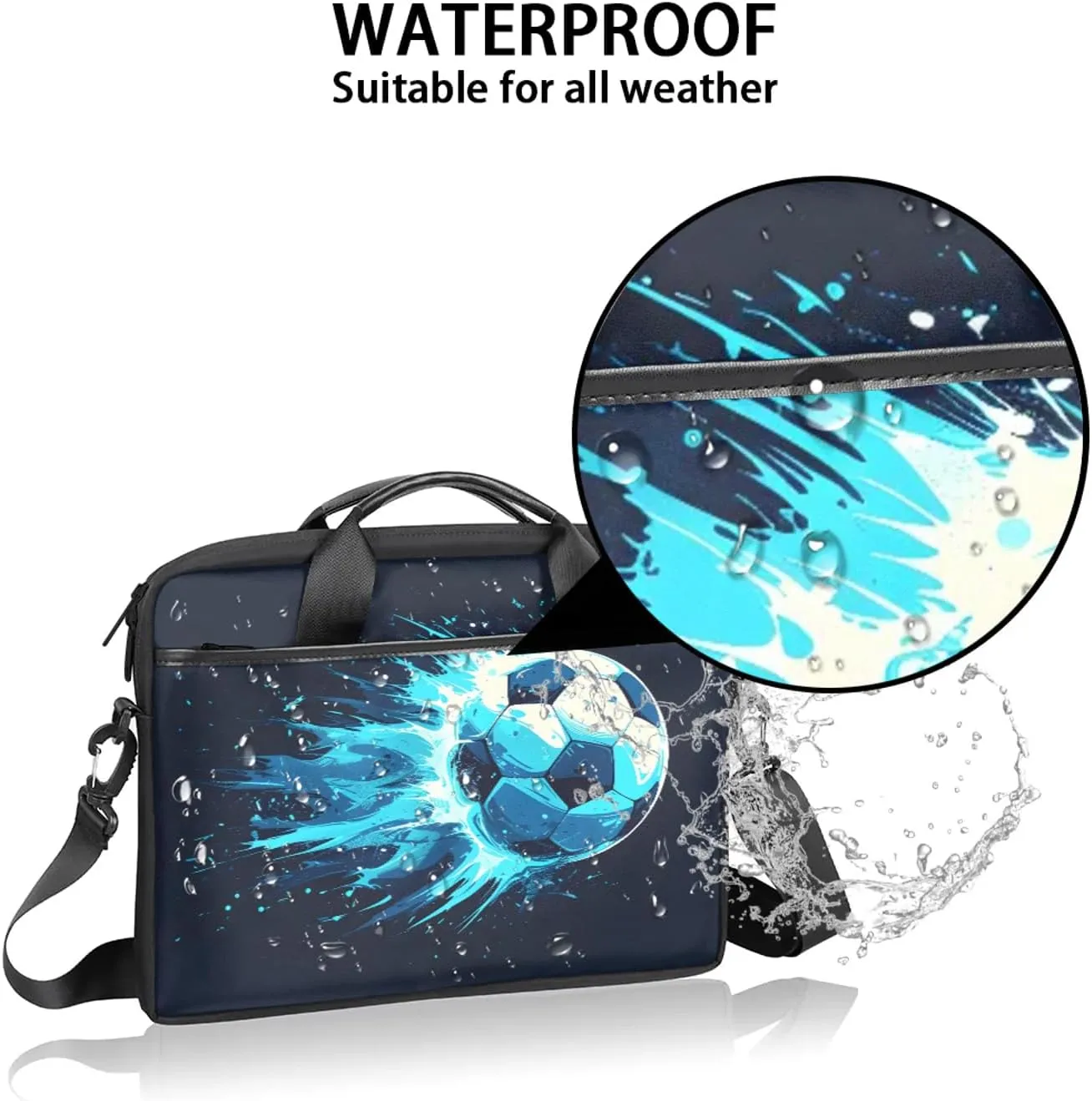 13-15 Inch Basketball Handy Laptop Bag Basketball kids Shoulder Laptop Bag For Work, School, Travel And More