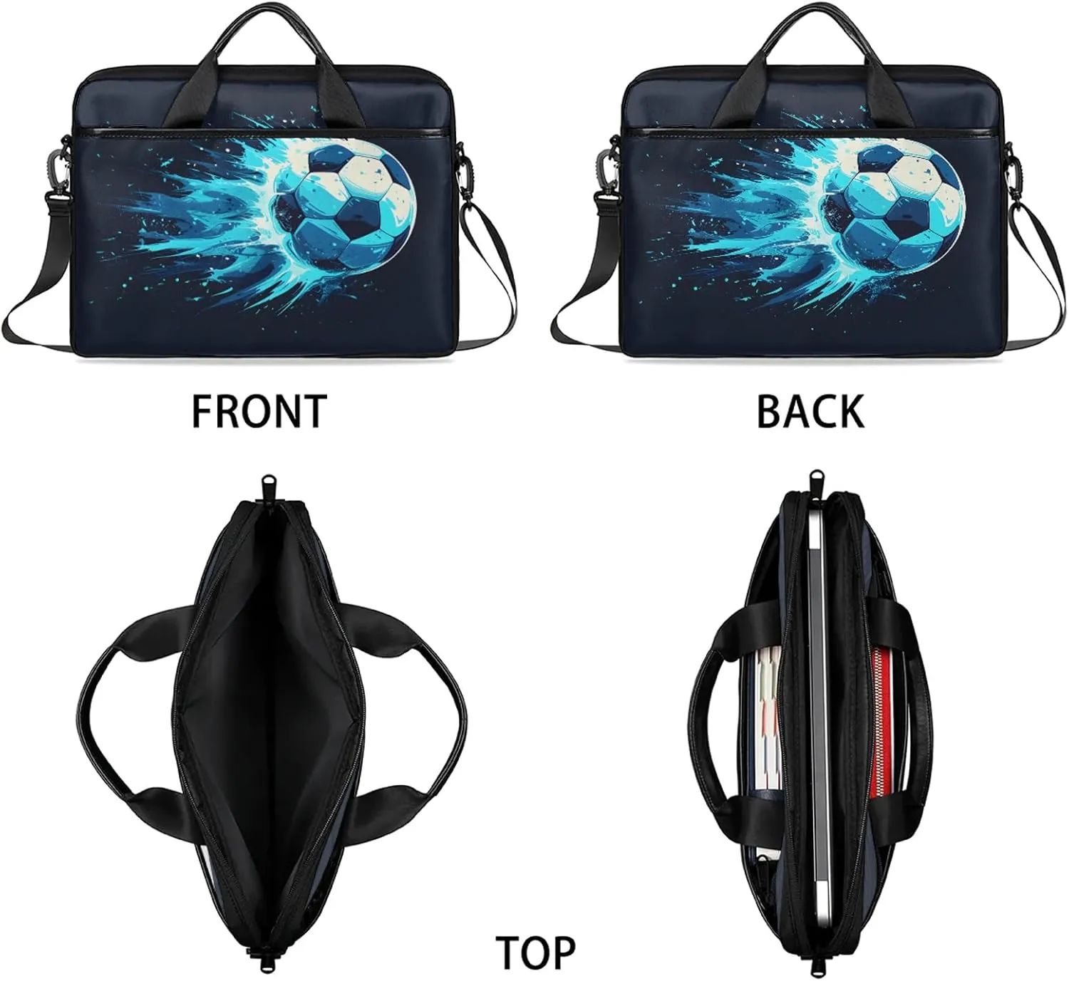 13-15 Inch Basketball Handy Laptop Bag Basketball kids Shoulder Laptop Bag For Work, School, Travel And More