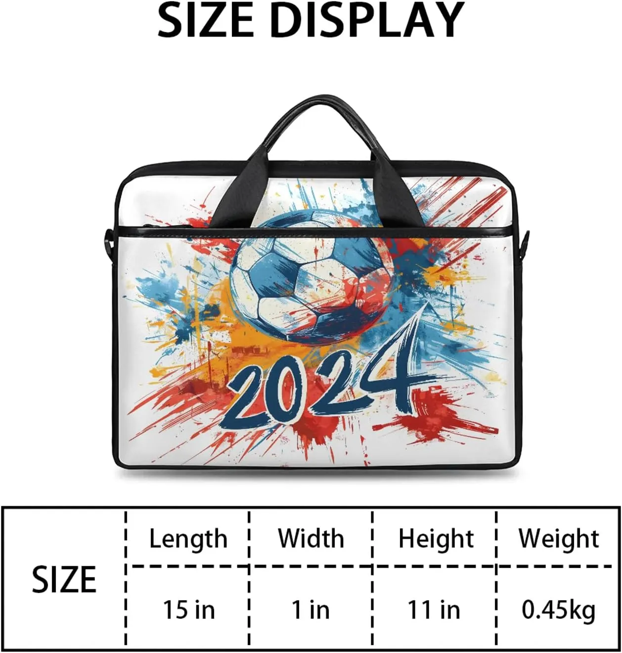 13-15 Inch Basketball Handy Laptop Bag Basketball kids Shoulder Laptop Bag For Work, School, Travel And More
