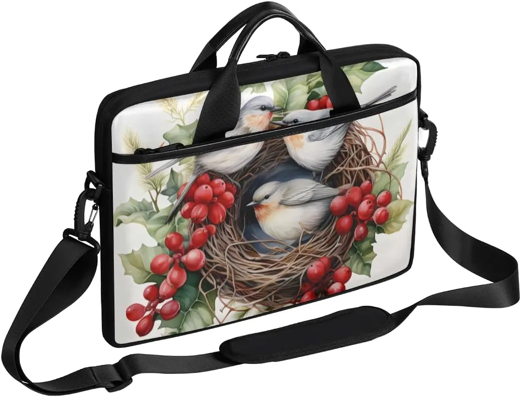 13-15 inch Hummingbird in nest portable laptop bag Hummingbird single shoulder laptop bag, suitable for work, travel, and other purposes