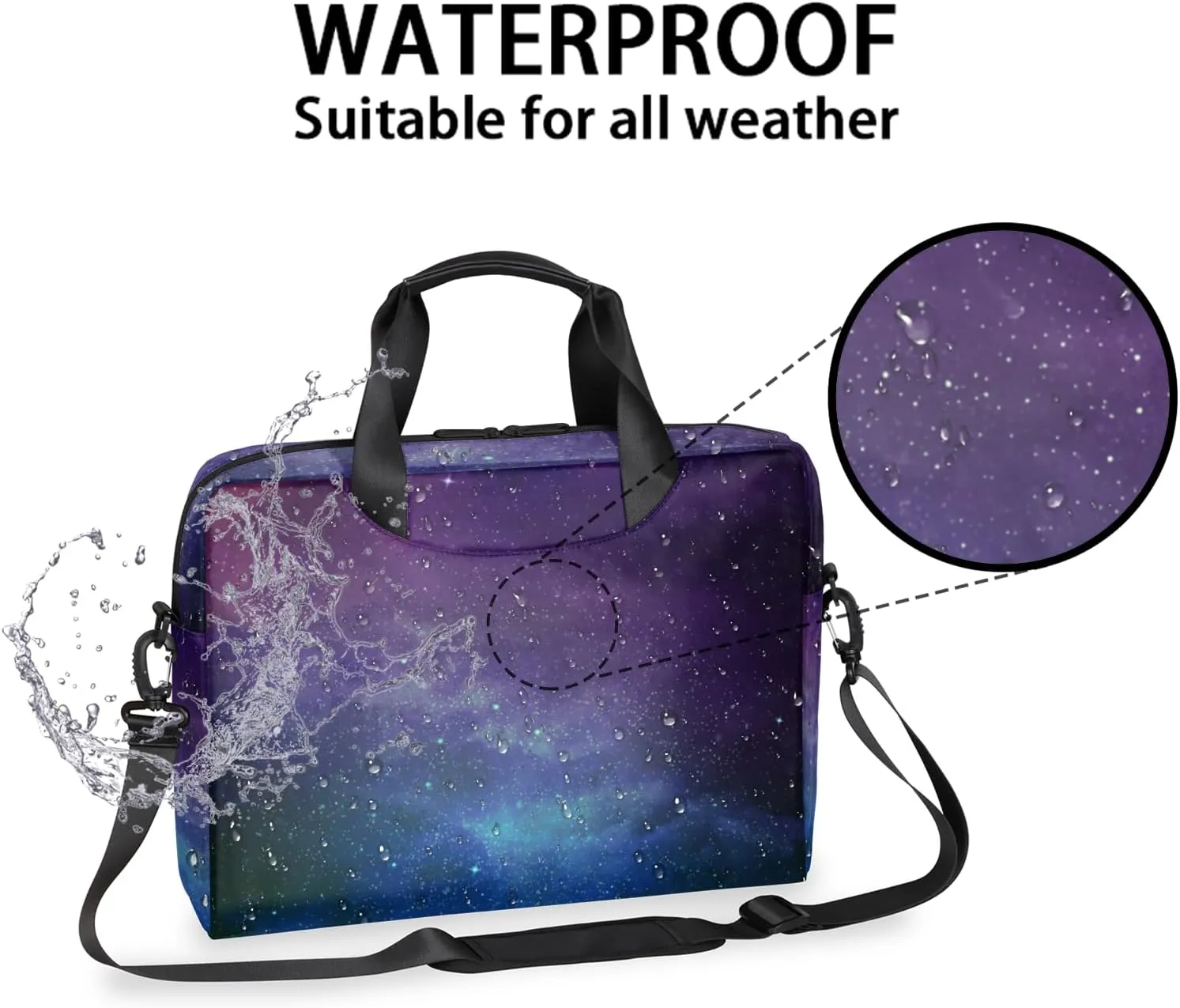 14 15 15.6 inch Laptop Briefcase Shoulder Travel Laptop Sleeve Case Work Computer Cover Carrying Bag