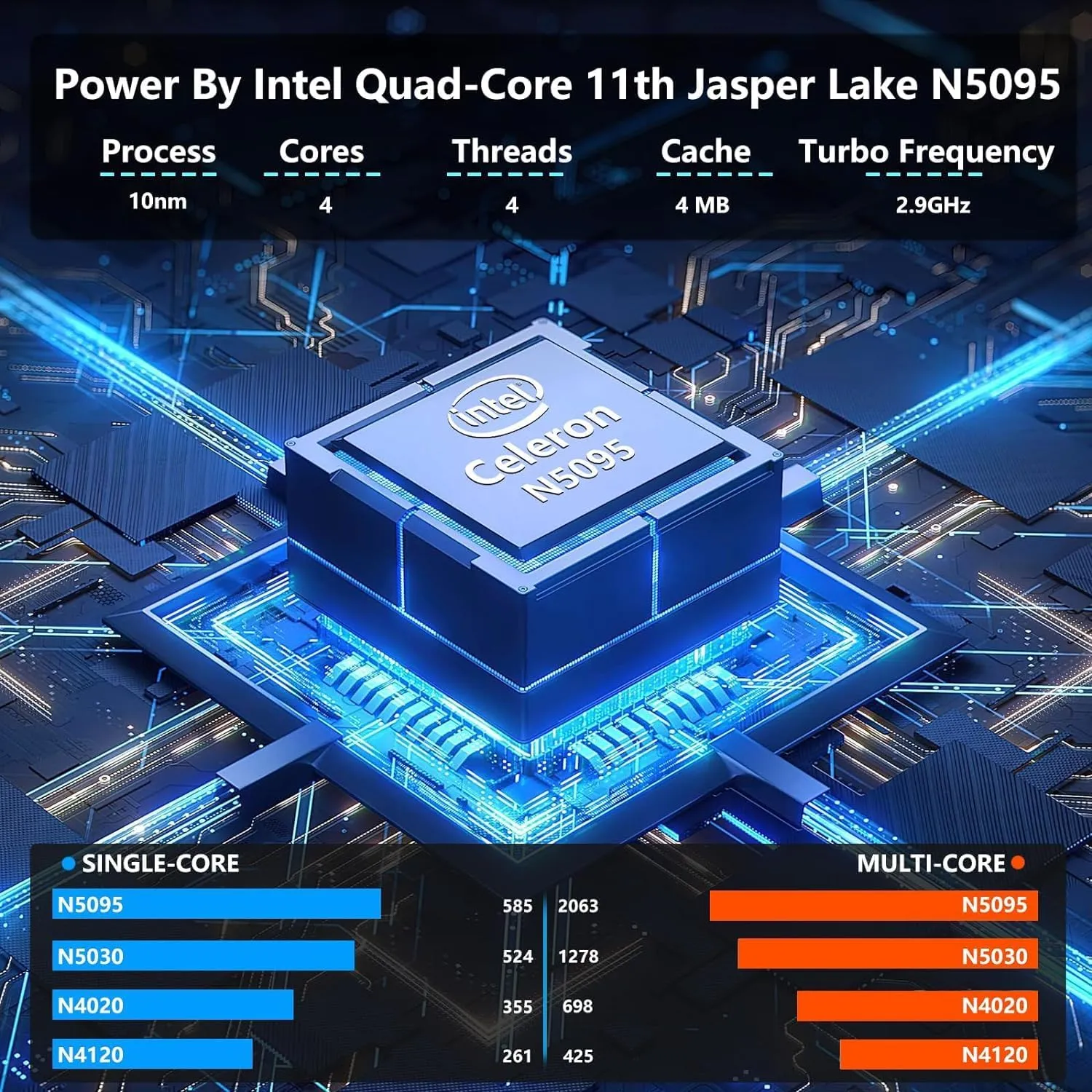 14 Inch Gaming Laptop, Laptop Computer 2025 Windows 11 Pro, 8GB RAM 256GB SSD, Intel 11th Gen N5095 Processor(up to 2.9 GHz), FHD 1920 x 1080