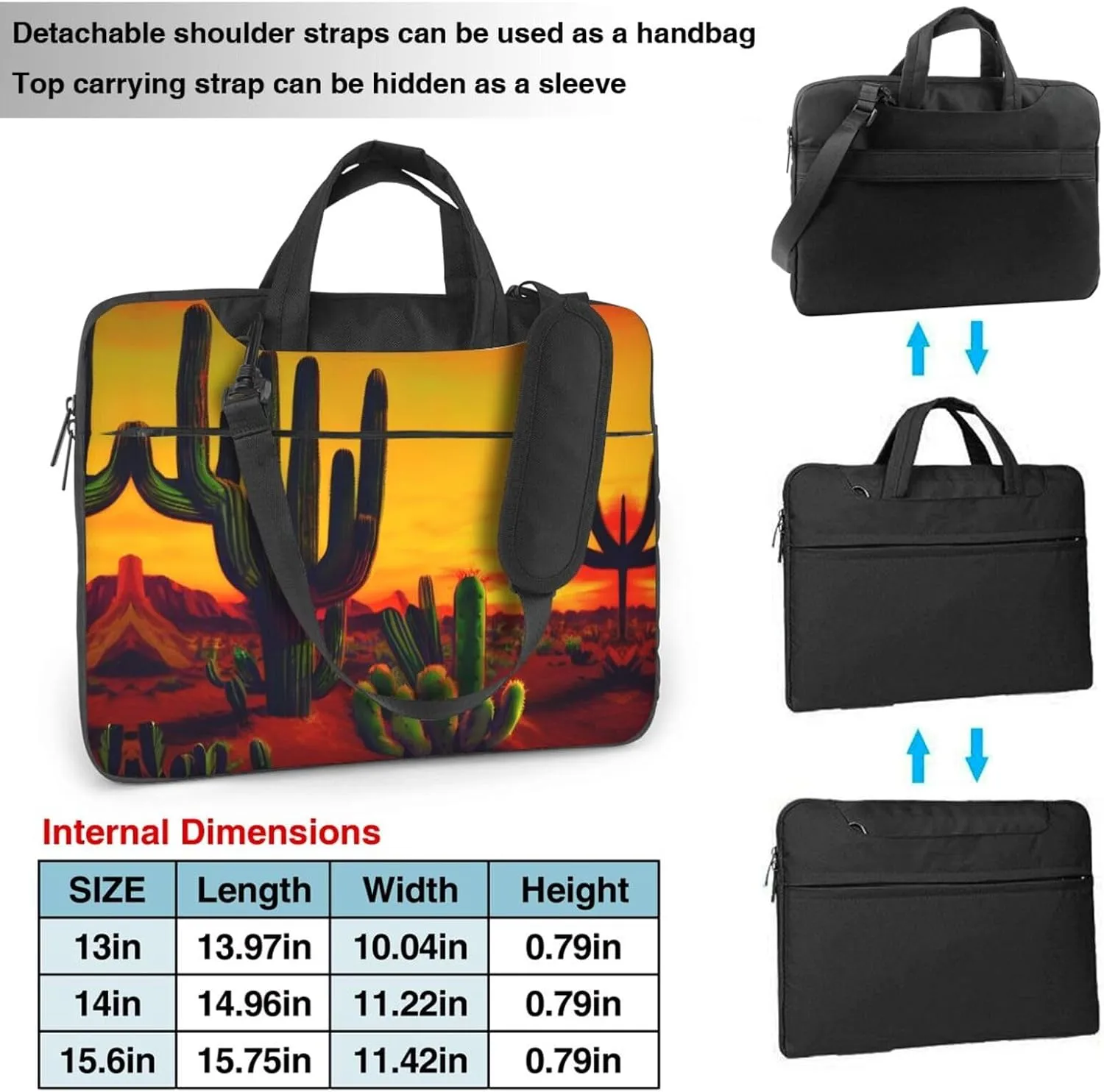 15.6 Inch Laptop Bag - Case with Soft Interior, Multiple Pockets - Ideal, Travel and Business Chicago Reflect