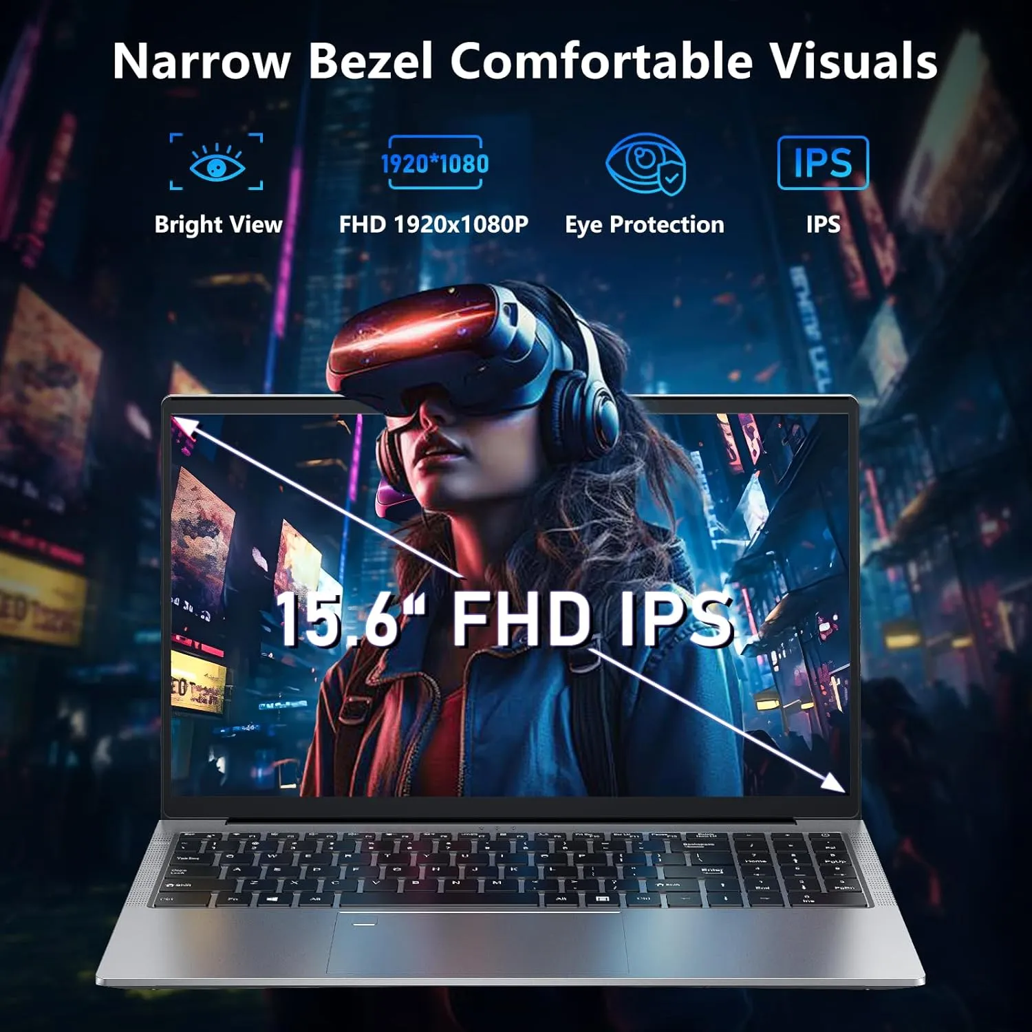15.6 Inch Laptop Computer,16GB RAM 1TB SSD,Gaming Laptop,i9-11900H 8C/16T Processor(up to 4.9Ghz),UHD Graphics,15.6” FHD 1920 * 1080 Display,WiFi 6,BT5.2,Backlit Keyboard