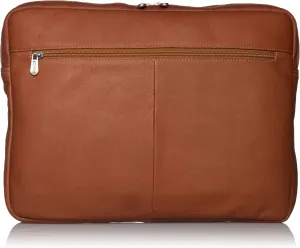 17 Inch Zip Laptop Sleeve, Saddle, One Size