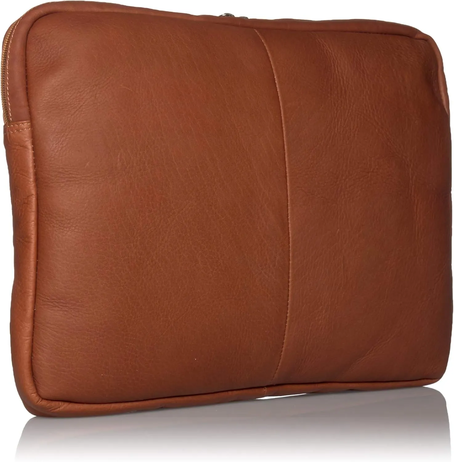 17 Inch Zip Laptop Sleeve, Saddle, One Size