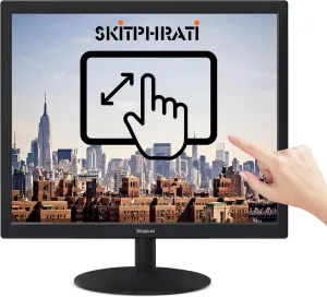 17" Square 1280x1024 10-Point Multi Touch Screen Monitor with HDMI, VGA, Type B Ports, 75Hz, 5:4 Aspect Ratio, VESA Wall Mountable, PC Touch Monitor for PC POS Machine Windows