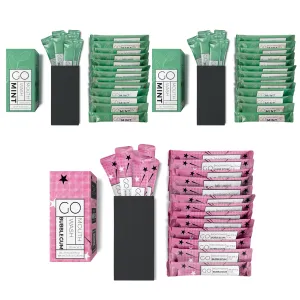 20pc Bubble Gum Mouthwash Packets   40pc Go Mouthwash Smooth Mint