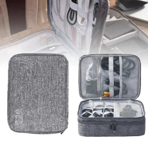 3-Layer Travel Cable Organiser