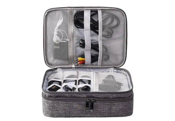 3-Layer Travel Cable Organiser
