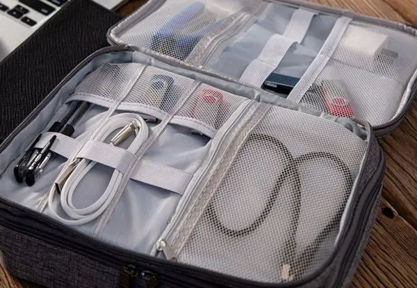 3-Layer Travel Cable Organiser