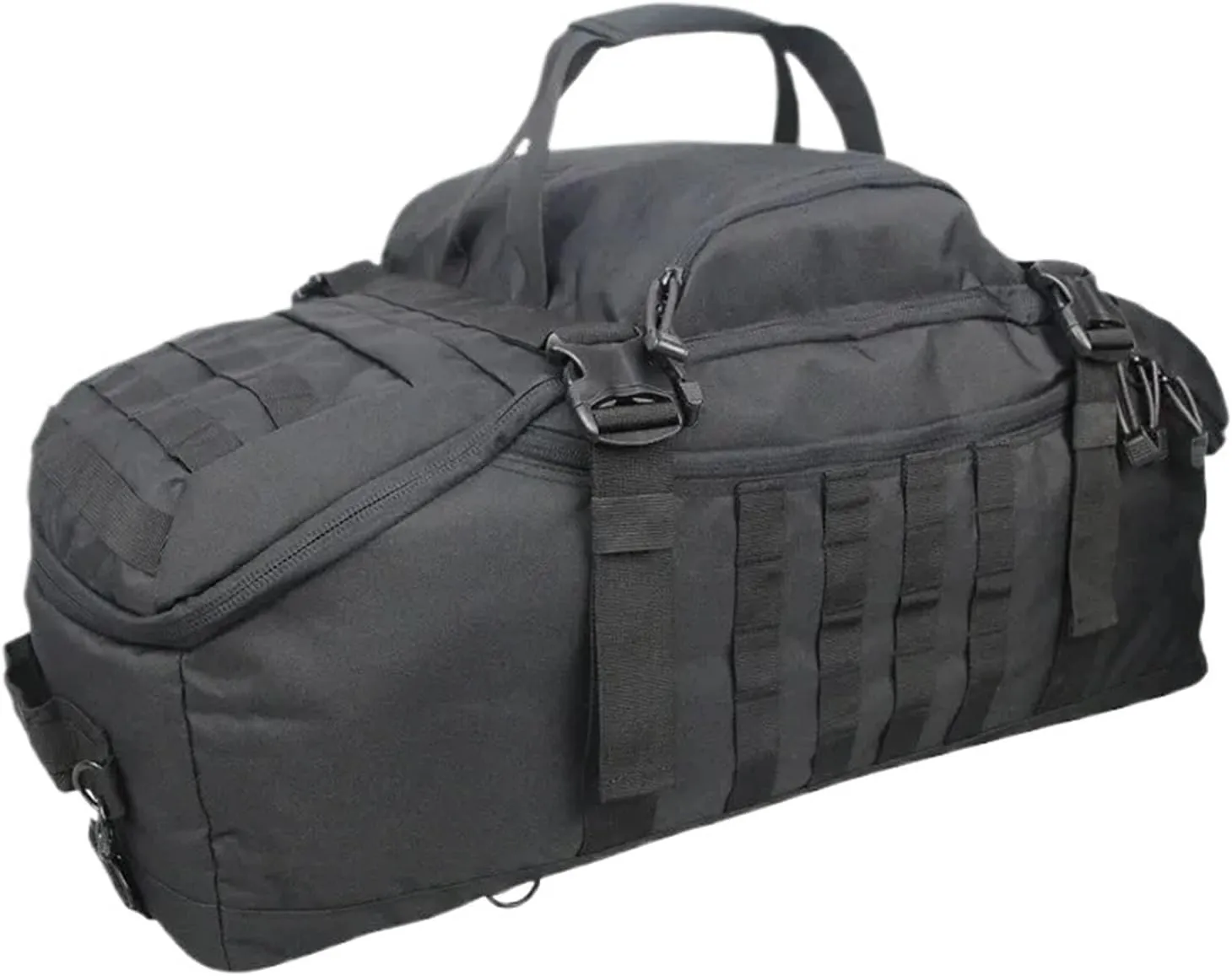 60L 80L Camping Backpacks Men Tactical Backpack Molle Hiking Travel Climbing Rucksack Sports Gym Duffel Bag(Black,X-Large)