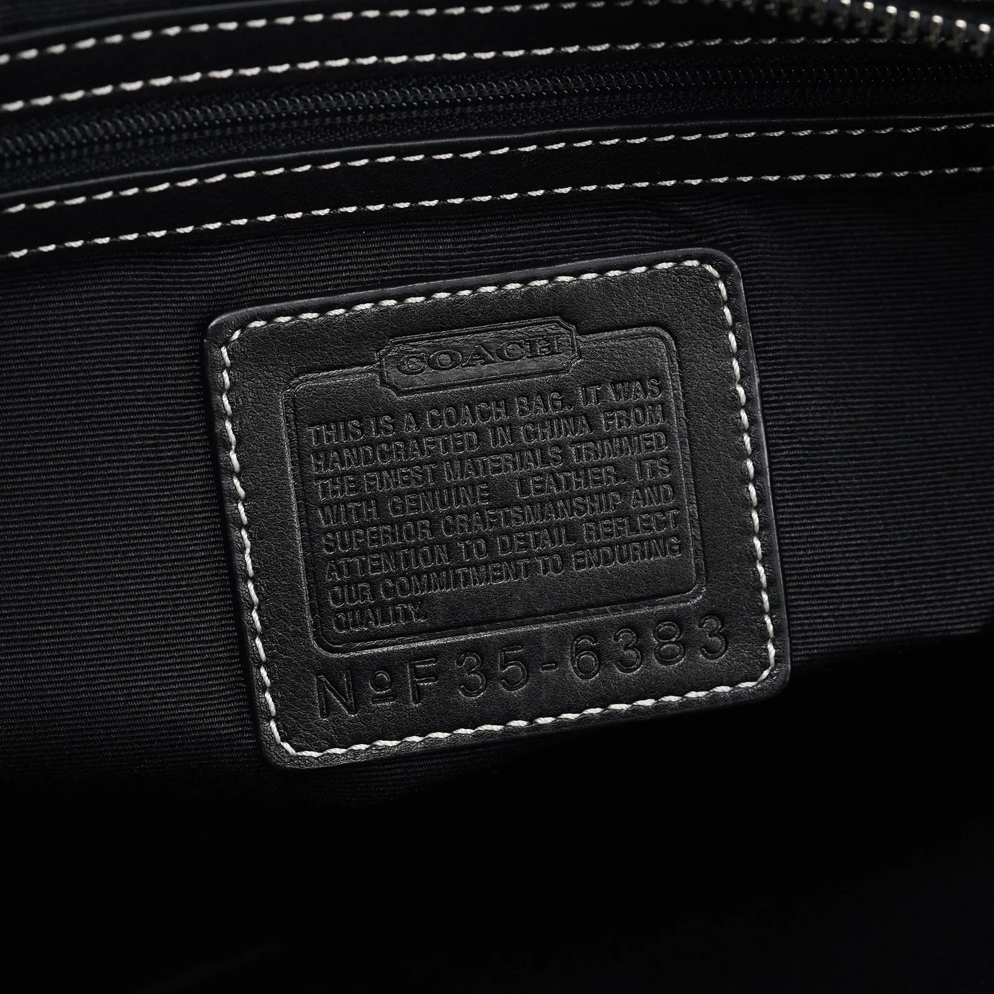 6383 Grey Signature C Soho Tote Bag