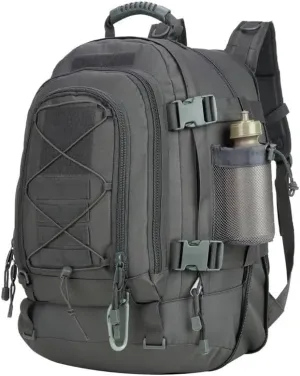 65L Large Capacity Outdoor Tactical Backpack Men Backpacks Rucksack Waterproof Climbing Bag Travel Camping Hiking(Grey)