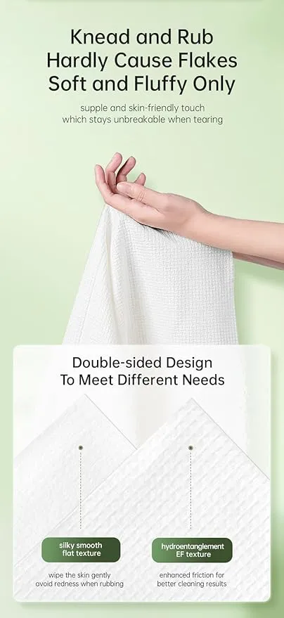 8 Packs Large Compressed Towel, 55.12'' x 28'' Disposable Cotton Bath Towels, Portable Thick Cotton Towel Reusable Suitable for Hiking Camping Beach Swimming and Traveling