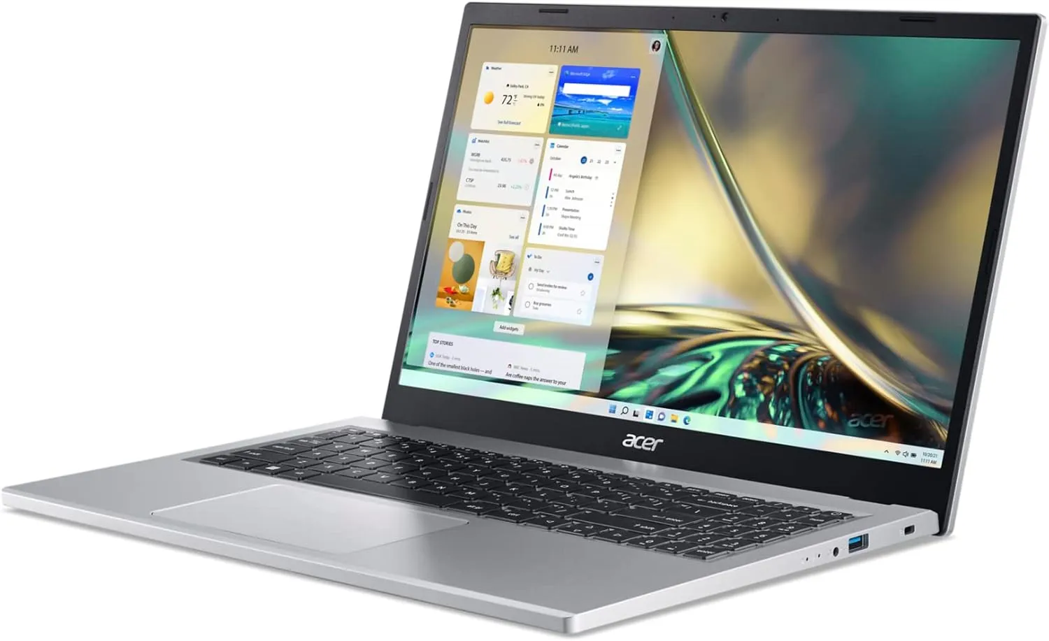acer Aspire 3 A315-24P-R2SC Slim Laptop | 15.6" Full HD IPS Display | AMD Ryzen 5 7520U Quad-Core Processor | AMD Radeon Graphics | 8GB LPDDR5 | 256GB NVMe SSD | Wi-Fi 5 | Windows 11 Home