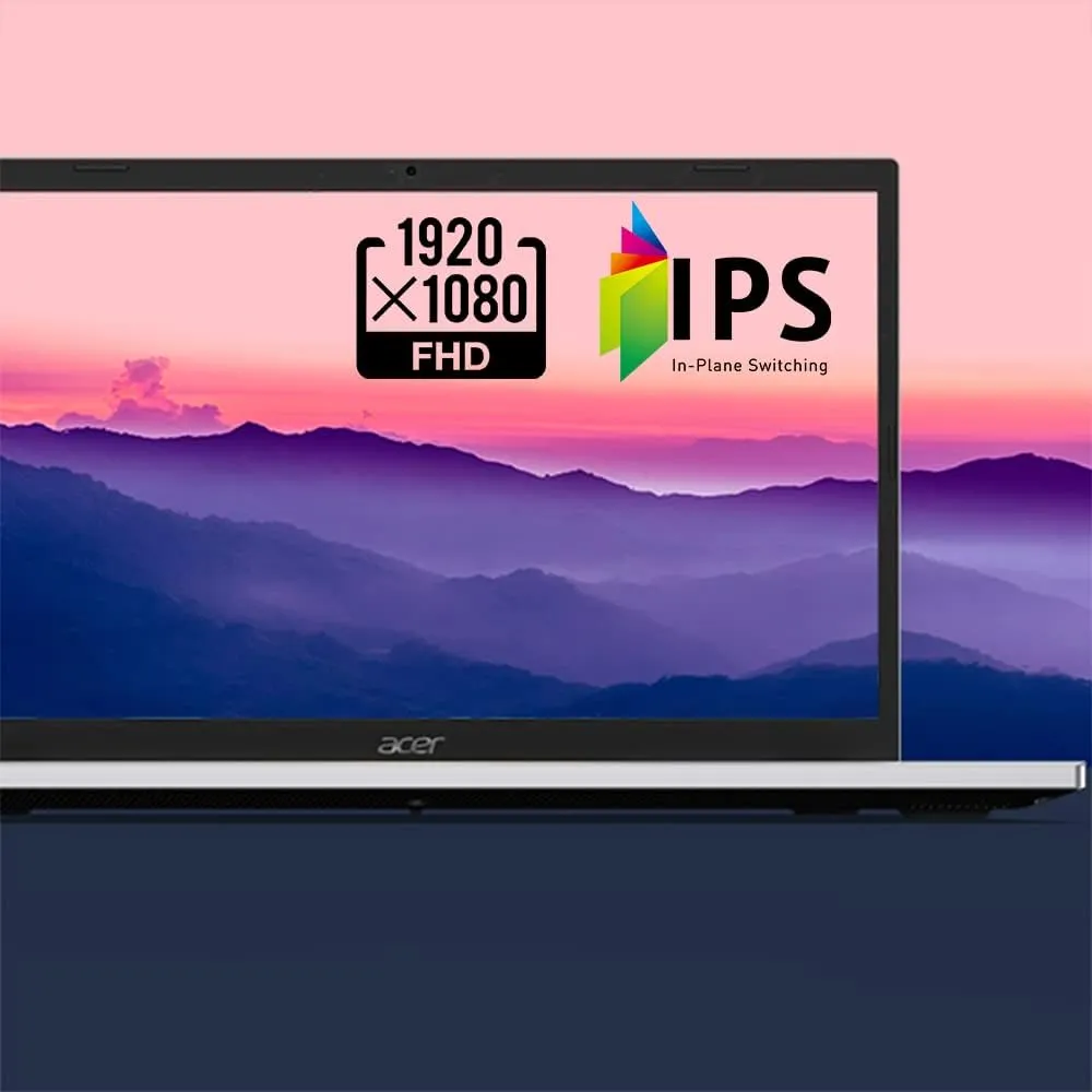 acer Aspire 3 A315-24P-R2SC Slim Laptop | 15.6" Full HD IPS Display | AMD Ryzen 5 7520U Quad-Core Processor | AMD Radeon Graphics | 8GB LPDDR5 | 256GB NVMe SSD | Wi-Fi 5 | Windows 11 Home