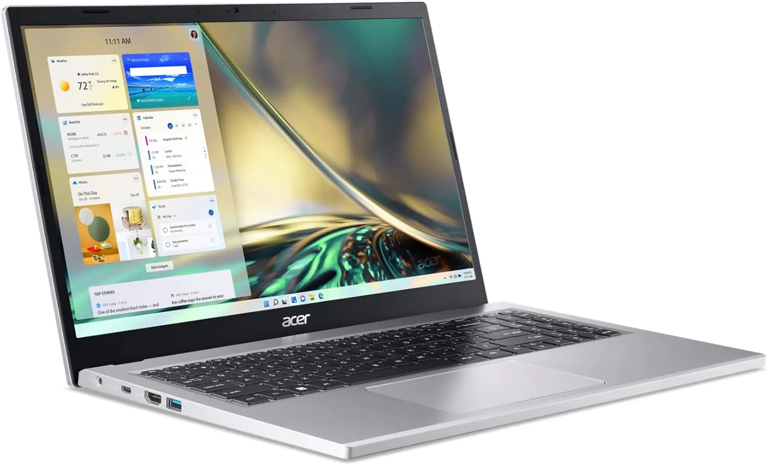 acer Aspire 3 A315-24P-R2SC Slim Laptop | 15.6" Full HD IPS Display | AMD Ryzen 5 7520U Quad-Core Processor | AMD Radeon Graphics | 8GB LPDDR5 | 256GB NVMe SSD | Wi-Fi 5 | Windows 11 Home