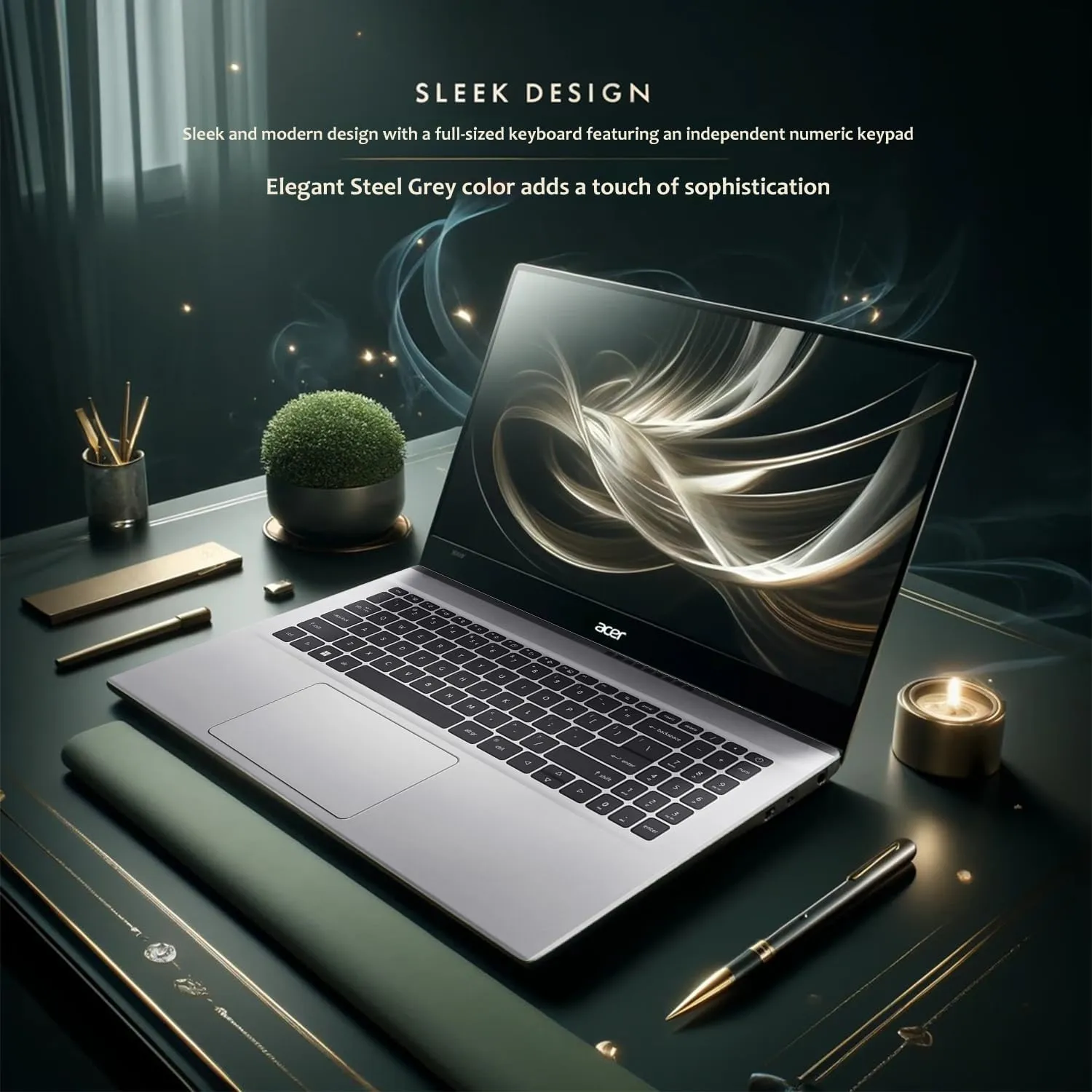 acer Aspire Premium Laptop | 15.6" FHD Display | Long Battery Life | Sleek Design | Ethernet Port | Windows 11 Pro | w/WOWPC Bundle (AMD Ryzen 5 5500U, 32GB RAM | 1TB SSD)
