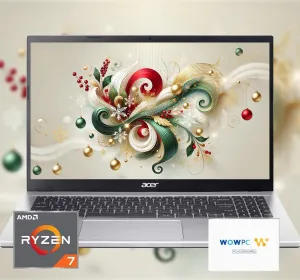 acer Aspire Premium Laptop | AMD Ryzen 7 5700U (Beats i7-1250U) CPU | 32GB RAM | 1TB SSD | 15.6" FHD Display | Fast Wi-Fi 6 | Sleek Design | Ethernet Port | AI Noise Removal | Win 11 | WOWPC (Renewed)