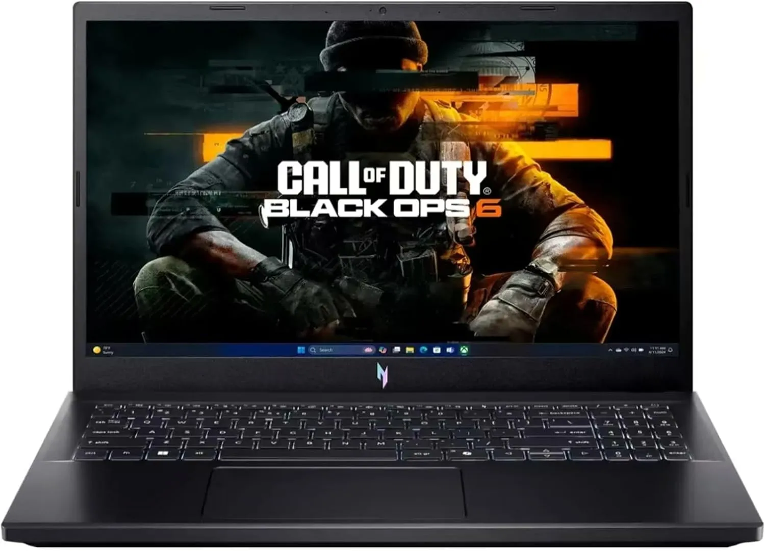 acer Nitro V Gaming Laptop, 15.6" FHD IPS Display, 144Hz, AMD Ryzen 5 7535HS, 6 Cores, GeForce RTX 4050, 16GB DDR5, 1TB SSD, Obsidian Black, Windows 11, BK, Laptop Bag, TWE Mouse Pad & Mouse