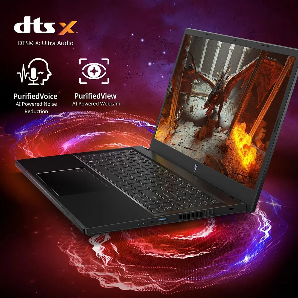 Acer Nitro V Gaming Laptop | Intel Core i9-13900H Processor | NVIDIA GeForce RTX 4060 Laptop GPU | 15.6" FHD IPS 144Hz Display | 16GB DDR5 | 512GB Gen 4 SSD | WiFi 6 | Backlit KB | ANV15-51-99DR