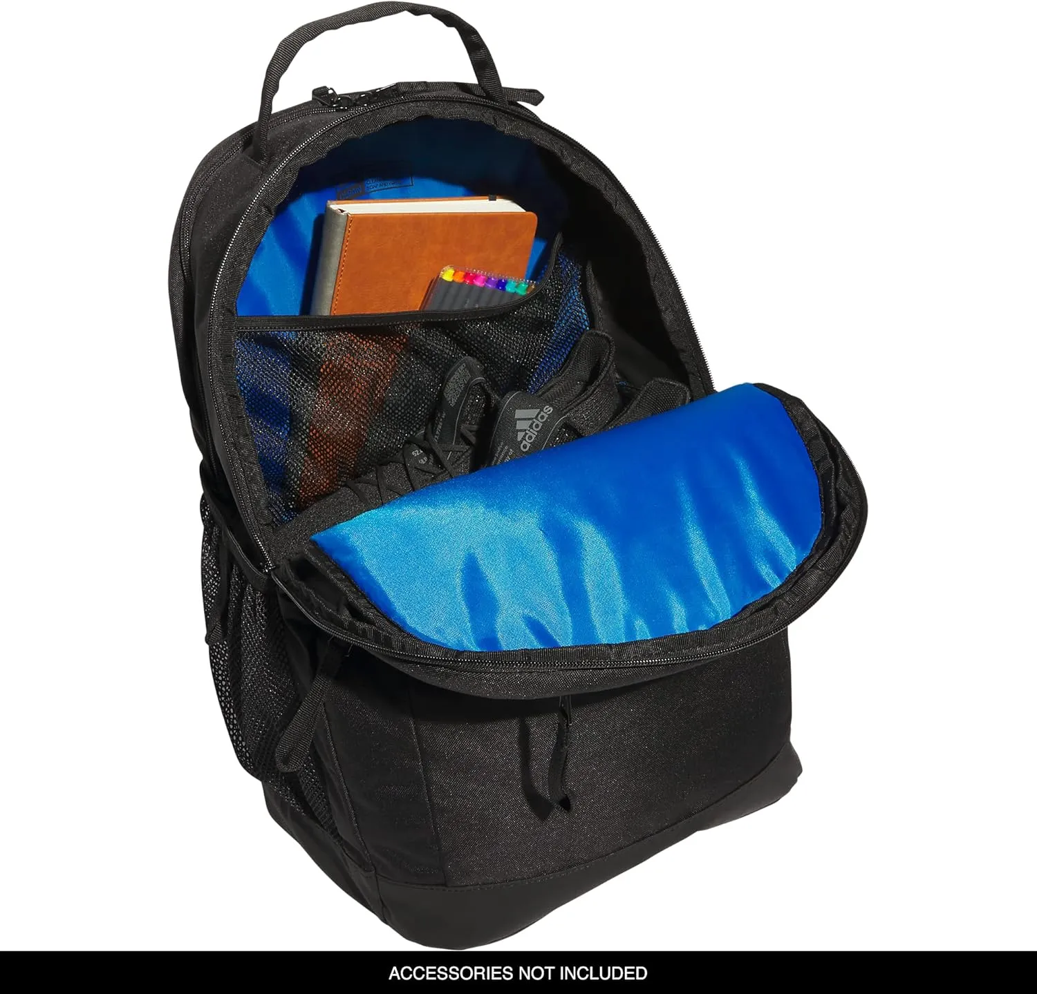 adidas Adaptive Backpack Large Features for Independent Dressing and Ease of use, Black/Black, One Size