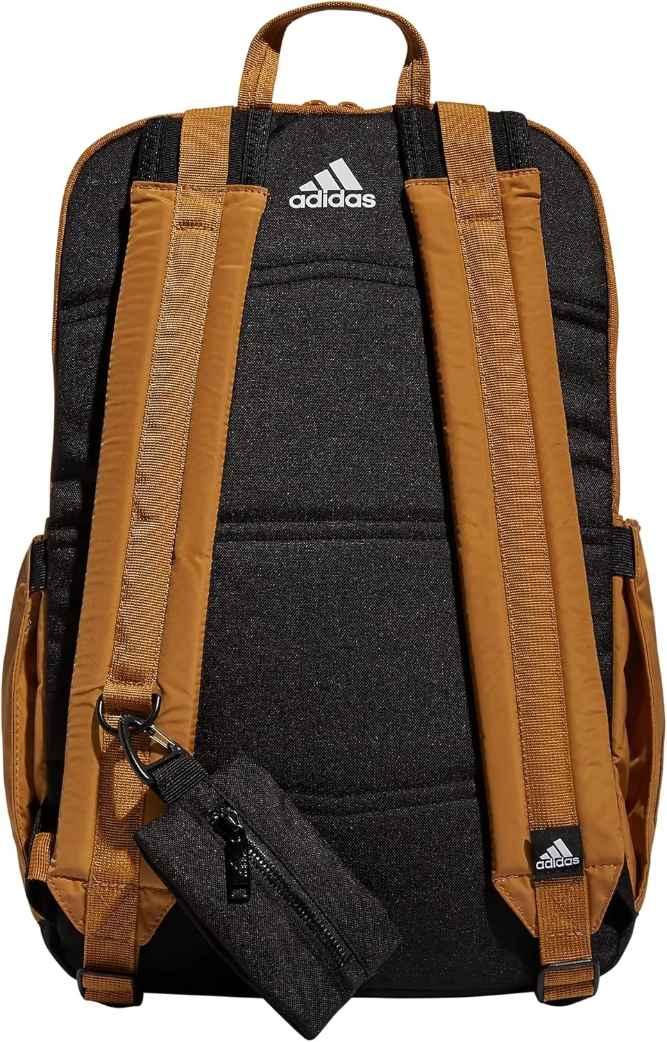 adidas Iconic 3 Stripe Backpack, Mesa Brown/Black, One Size