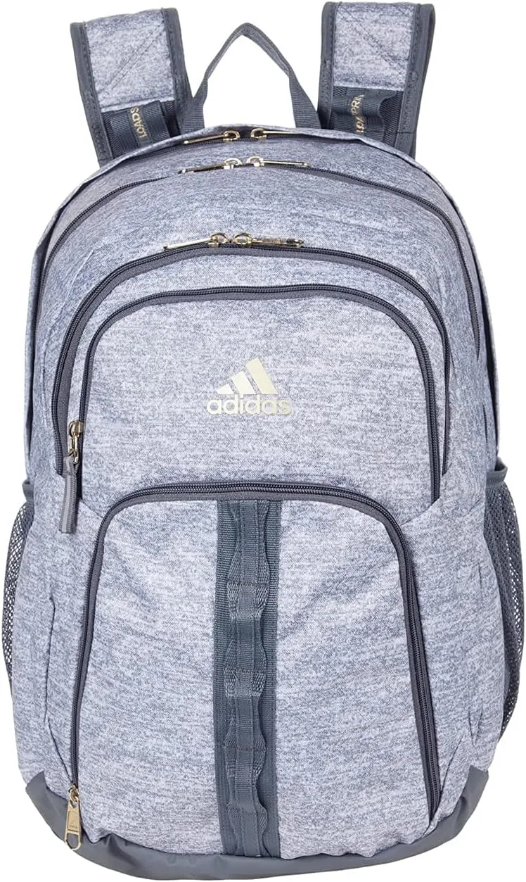 adidas Prime 6 Backpack, Jersey Grey/Onix Grey/Gilver, One Size