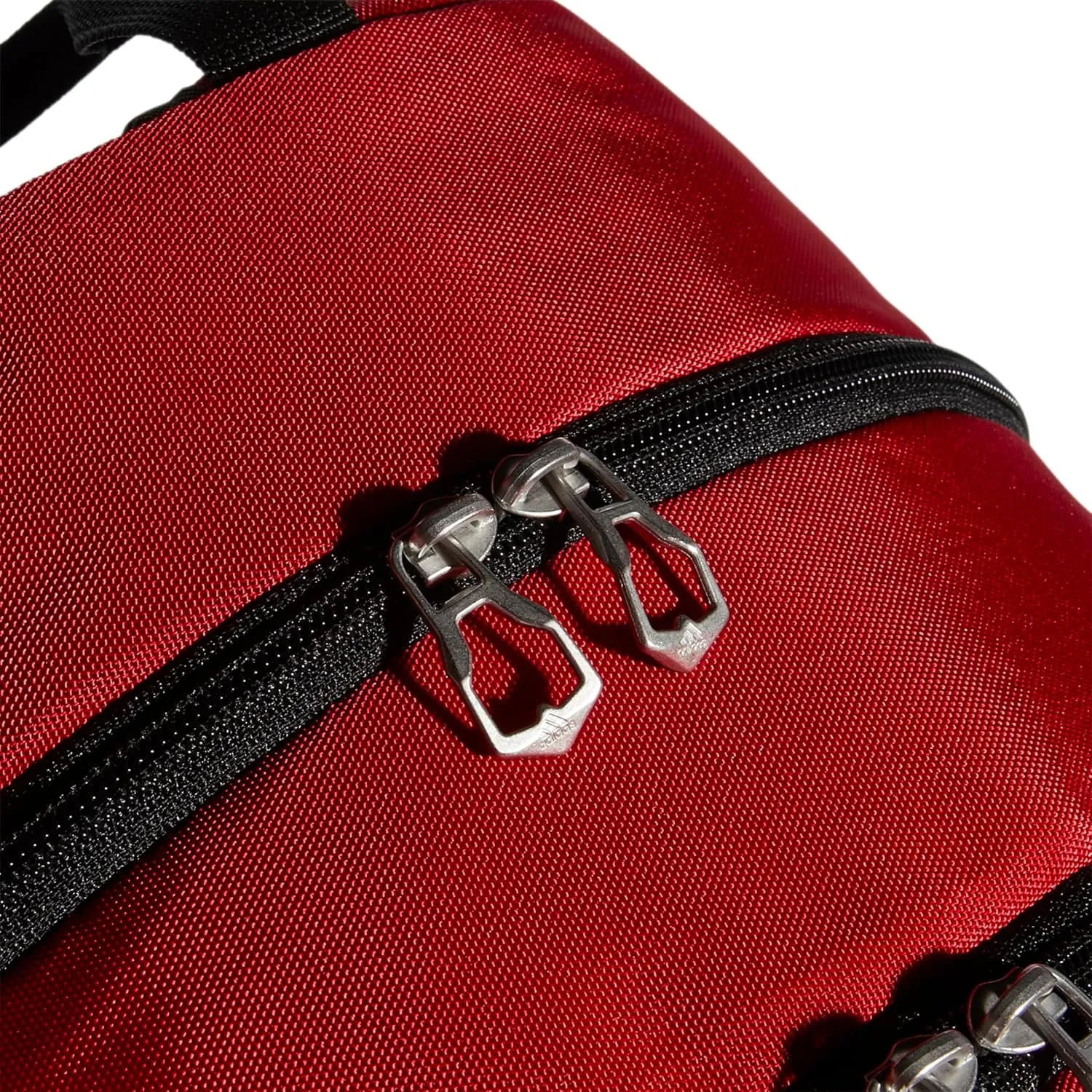 adidas Striker Sports Backpack Durable Athletic Gym Laptop Bag, Team Power Red/Black/White, One Size