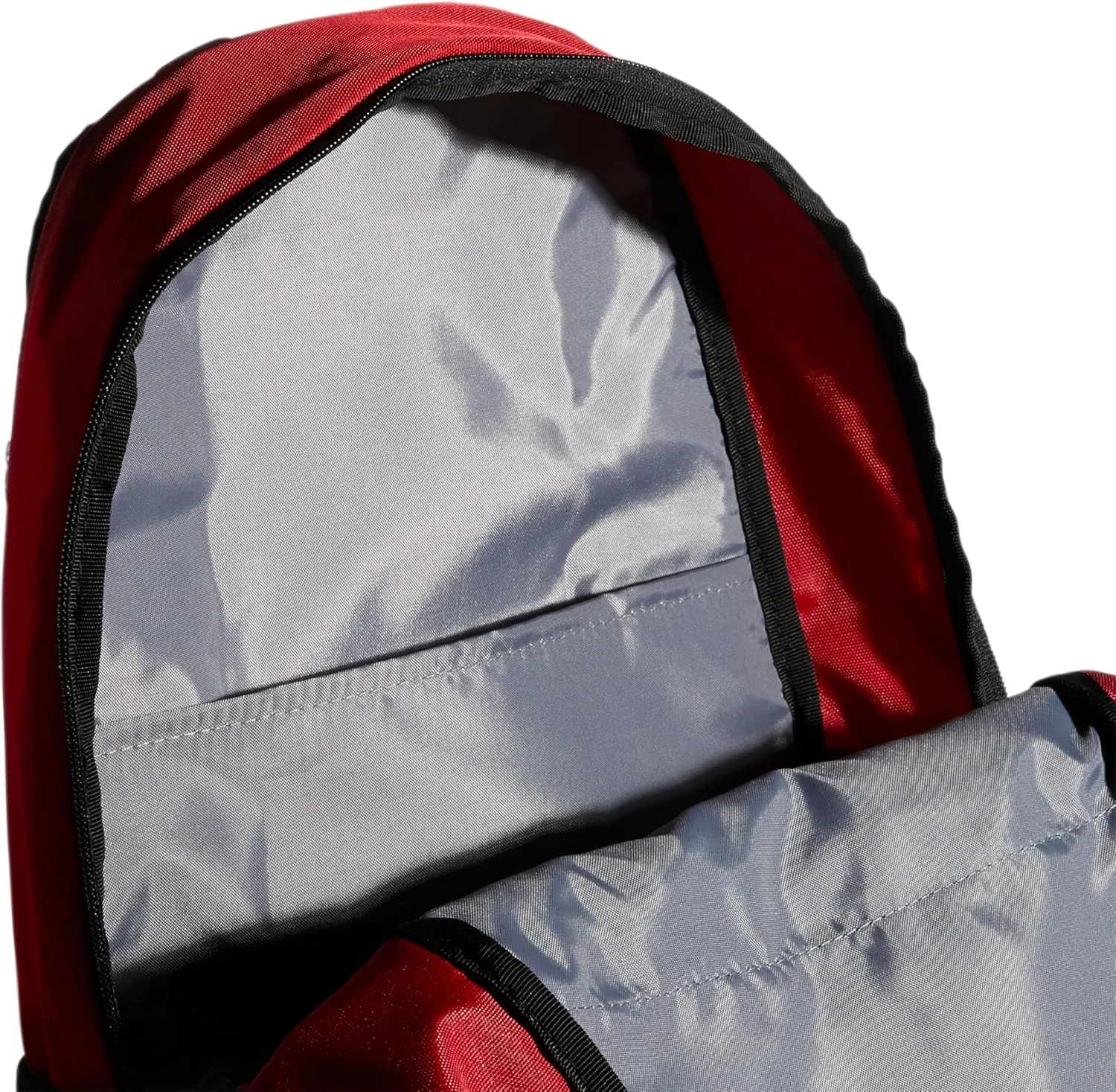 adidas Striker Sports Backpack Durable Athletic Gym Laptop Bag, Team Power Red/Black/White, One Size