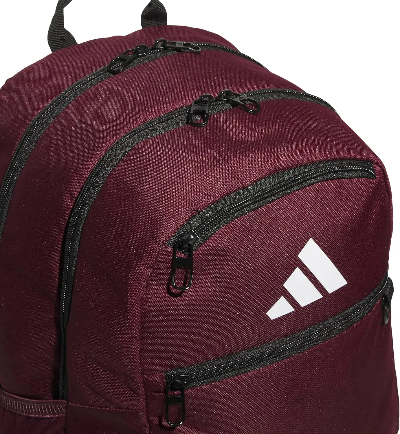 adidas Striker Team Sports Backpack Durable Athletic Gym Laptop Bag, Maroon/3.0 (36L), One Size