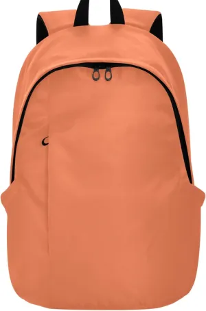 Adults Cute Backpacks for Woman Daypack Coral Orange Cool Cool Book Bags for Teen Girls