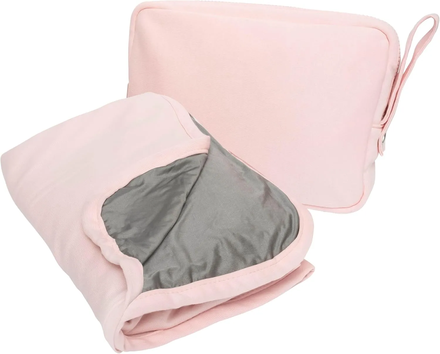 Aegis Apparel Faraday Blanket (45” x 31”) - E M F Protection Fabric Blocks 99% 5 G, Wi Fi, Bluetooth, Cell Phone Towers | Includes Carrying Bag, Perfect for Travel, Pregnancy, Pink