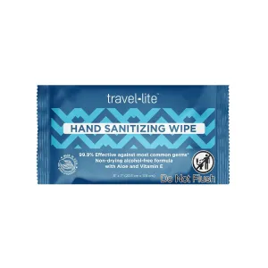 Alcohol-Free Hand Wipes with Aloe Vera and Vitamin E, Fresh Scent 50ct Individually Wrapped Travel Essentials Wipes for Adults and Kids